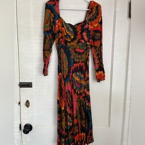 Farm Rio multicolor printed midi dress